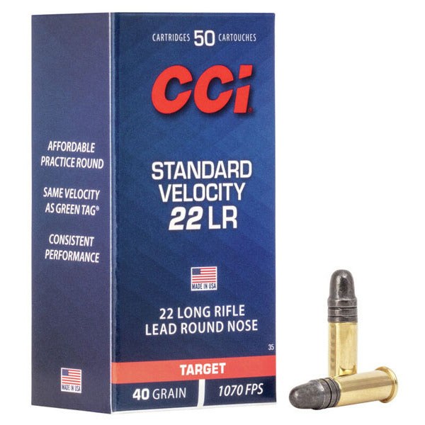 22LR 40gr Standard Velocity LRN